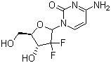 吉西他濱(CAS:95058-81-4)結(jié)構(gòu)圖